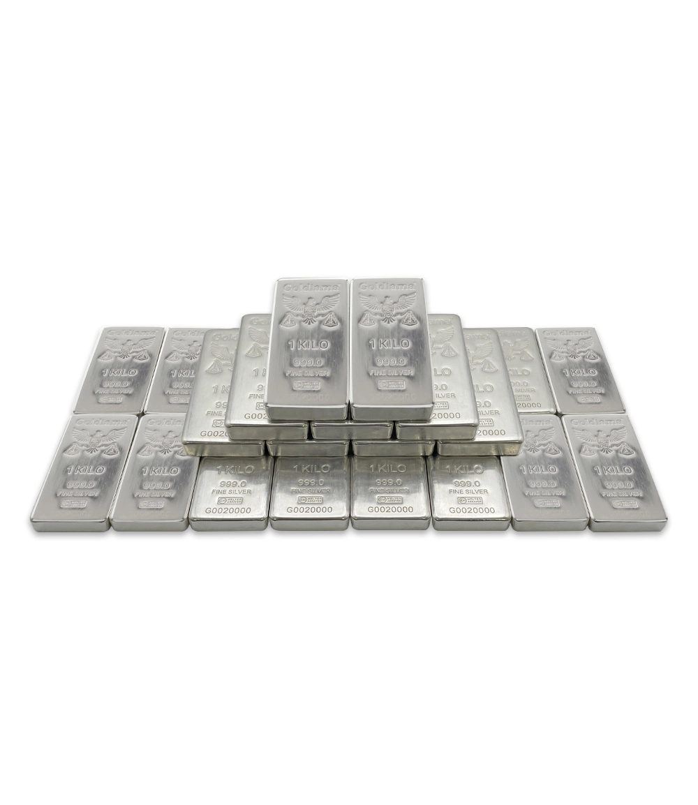 25 Kilo Cast Silver Bar