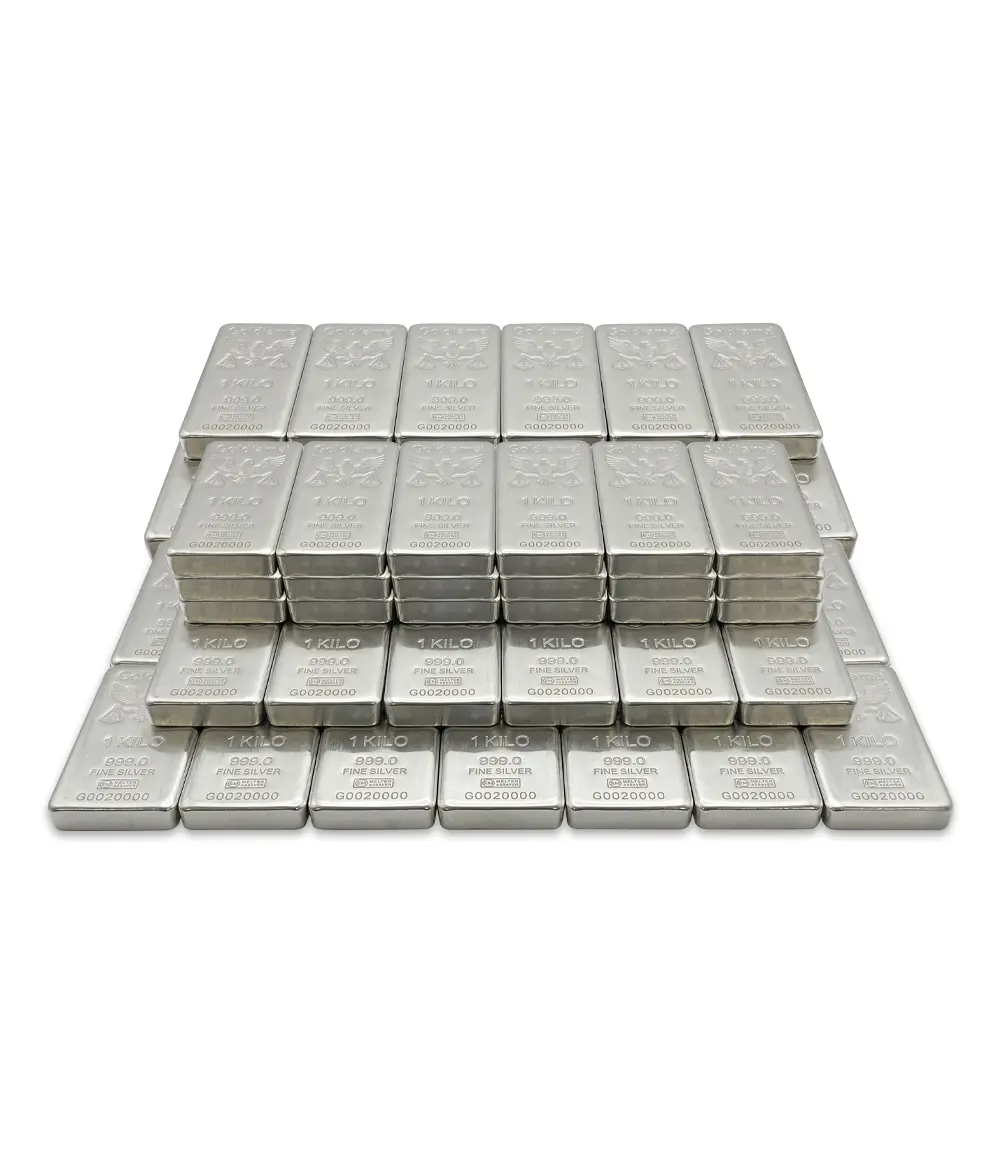 50 Kilo Cast Silver Bar