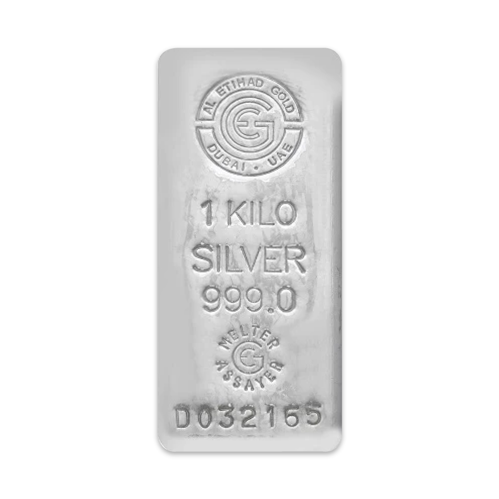 Al Etihad Gold Cast Silver Bars