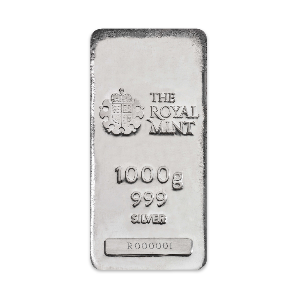 The Royal Mint Cast Silver Bars