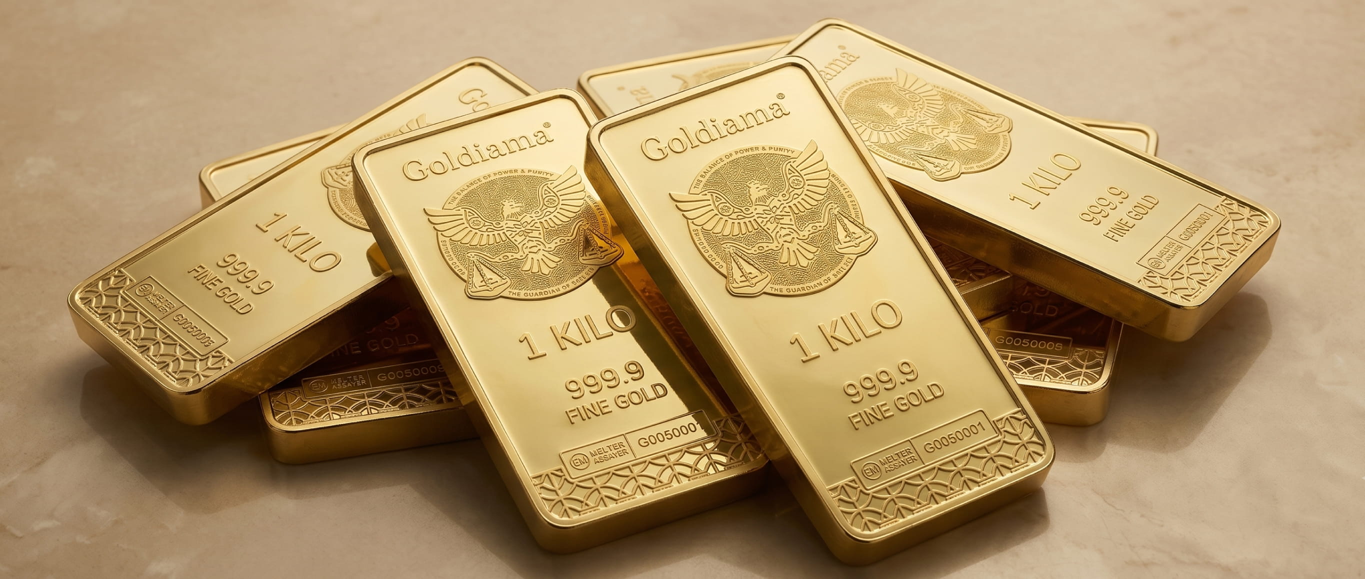 Minted Gold Bars