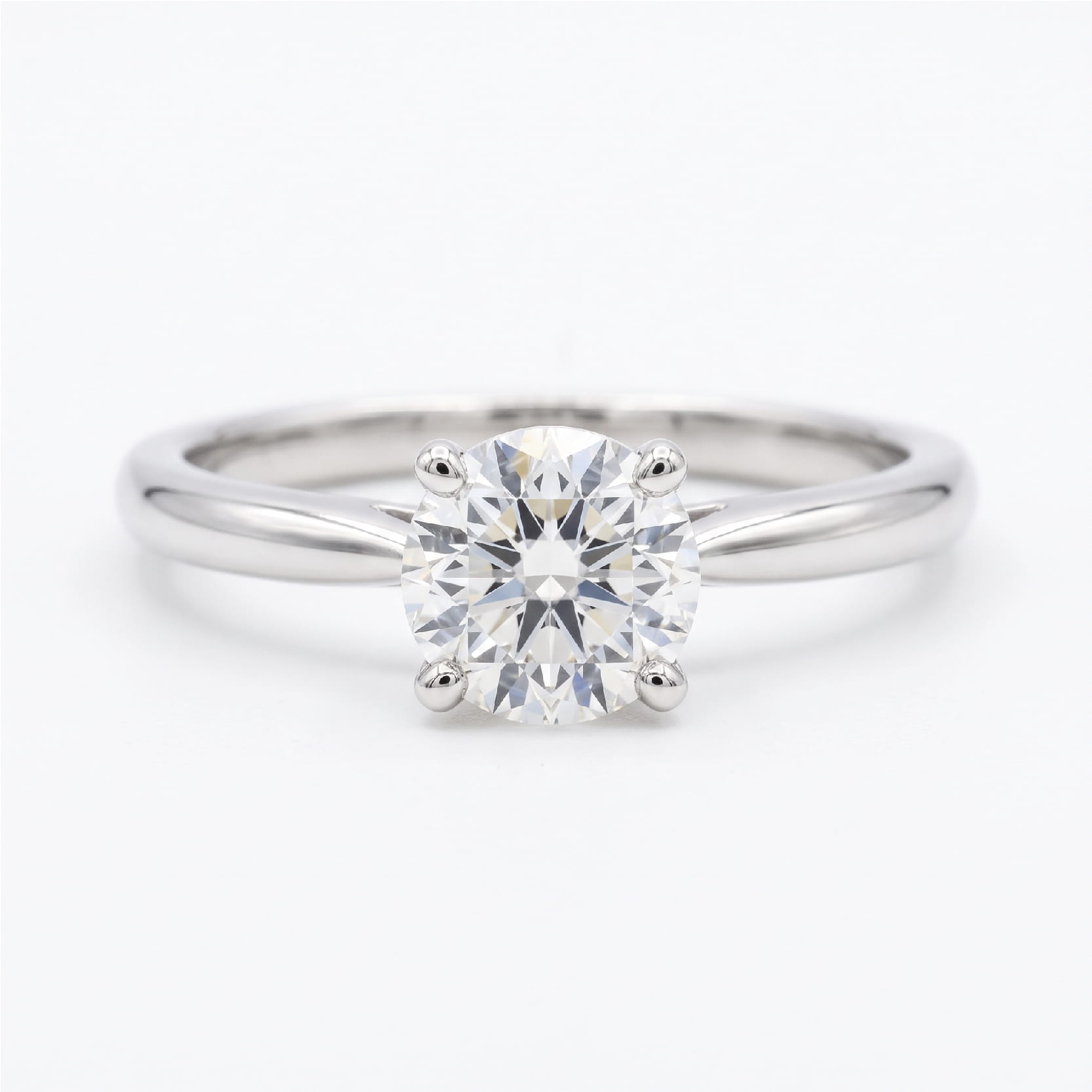 Classic Solitaire ring setting by Goldiama