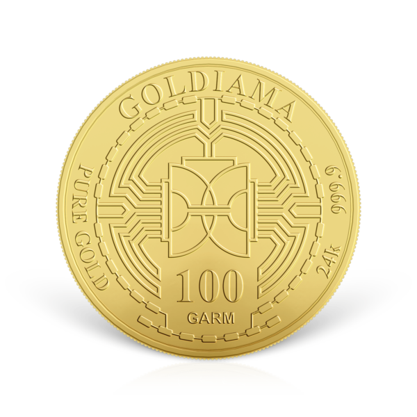 100 gram goldiama gold coin