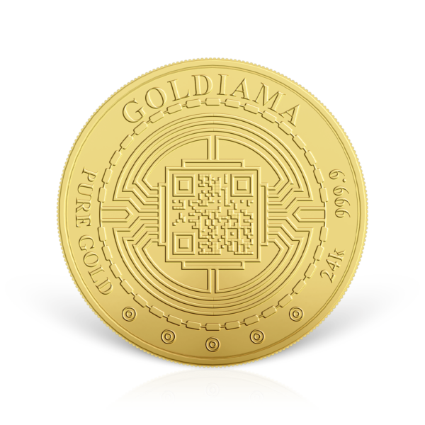 10 gram goldiama gold coin