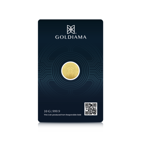 10 gram goldiama gold coin