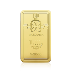 100 Gram Gold Bar 999.9 Purity