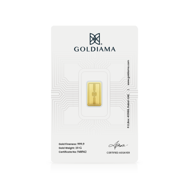 10 Gram Gold Bar 999.9 Purity