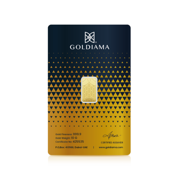 10 Gram Gold Bar 999.9 Purity