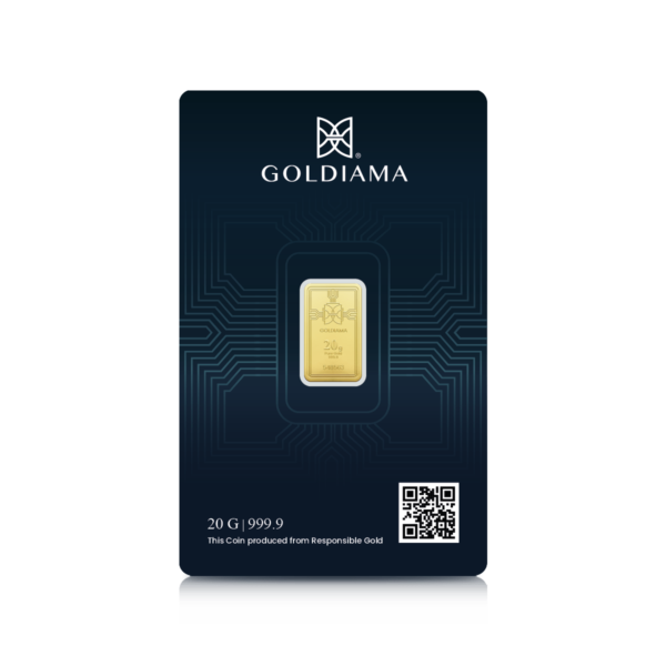 20 Gram Gold Bar 999.9 Purity