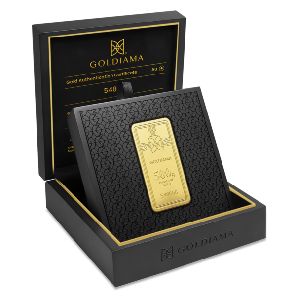 500 gram Gold Bar 999.9 Purity