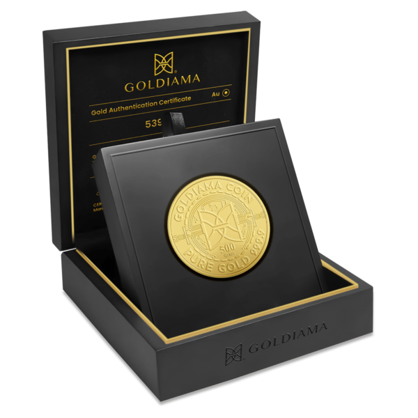500 gram Gold Coin 999.9 Purity